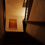 Treppe ins Obergeschoss